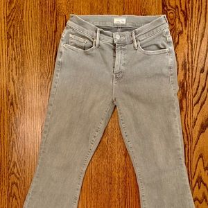 Mother The Weekender Fray Flare Jeans